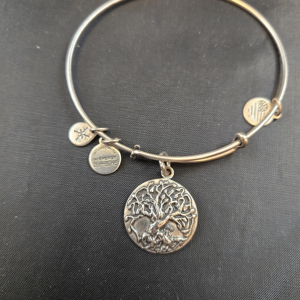 Tree Of Life Alex and Ani Silver Tone Charm Bracelet 2016